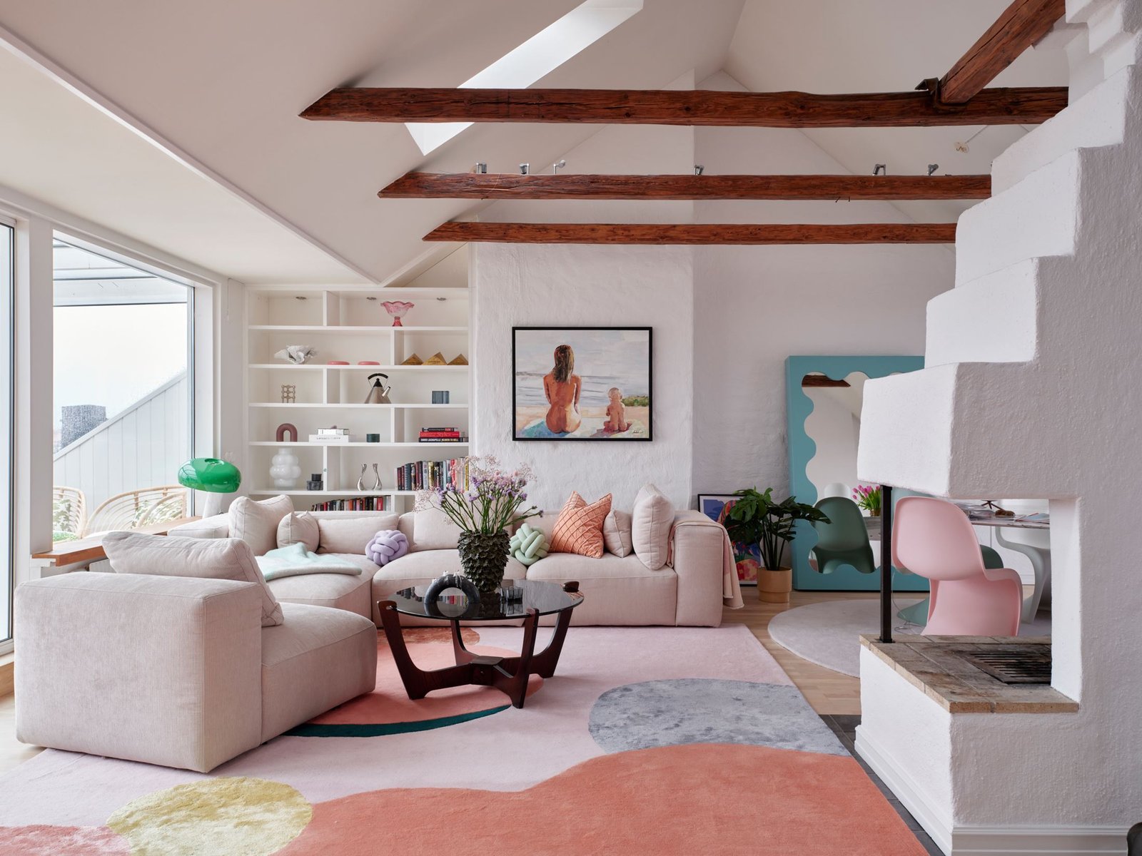 Take a peek inside an impressive penthouse decorated in ...