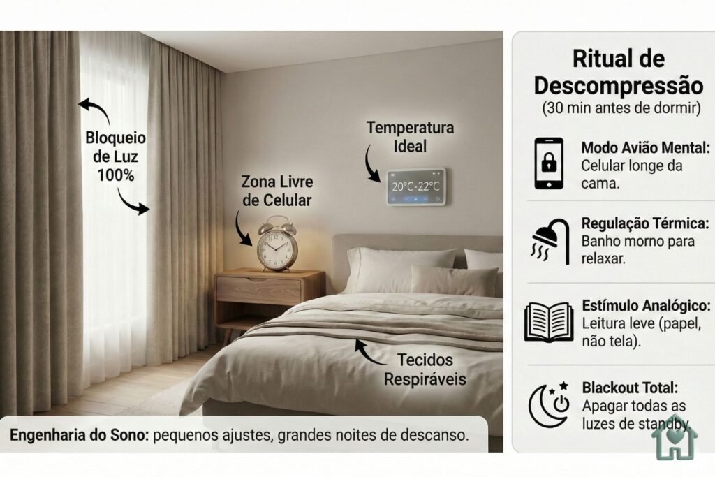 O Protocolo para Transformar seu Quarto em uma Capsula de Recuperacao seu lar seu mundo